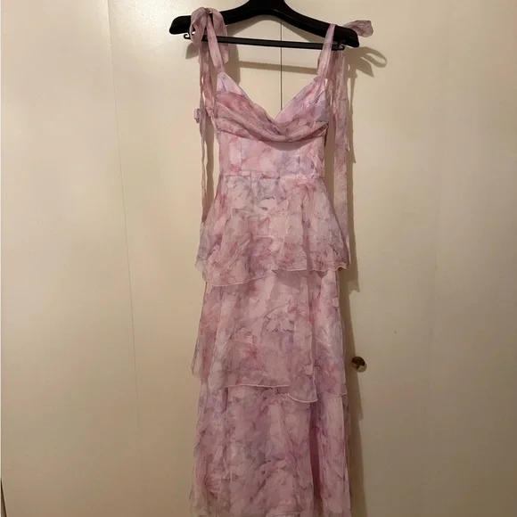 Hello Molly Pink Maxi Dress - Picture 2 of 3